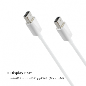 Display Port - miniDP - miniDP 34AWG (Max. 2M)