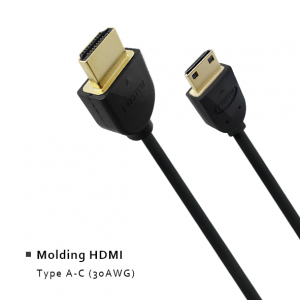 Molding HDMI - Type A-C (30AWG)