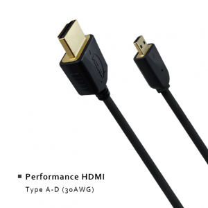 Performance HDMI -Type A-D (30AWG)